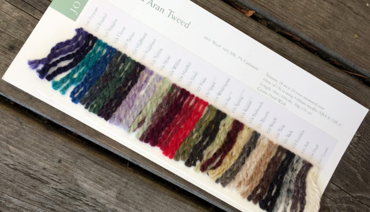 Silkroad Aran Tweed - Farvekort - Jo Sharp