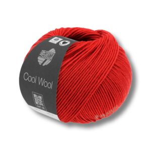 cool wool melange rød meleret
