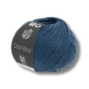 cool wool mørk blå meleret