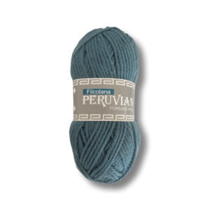 peruvian highland wool støvet blå